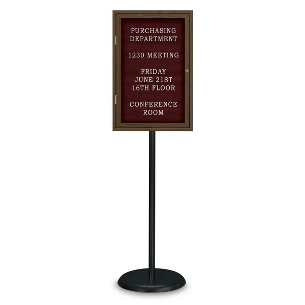 Corkboard, Triple Door, Radius Frame, 96x48", Satin/Buff
